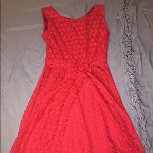 Red bow dress